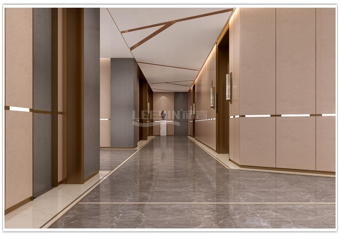 岩金板项目案例-酒店走廊